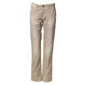 Incotex Mid Waist Straight Casual Chino Trouser Pants Women Beige Jeans & Pants